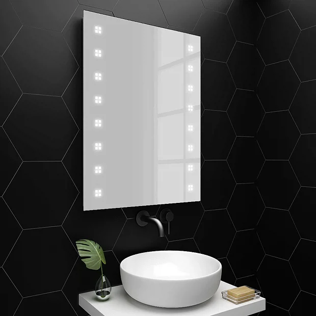 Toreno 800x600mm LED Illuminated Mirror Inc. Touch Sensor, Anti-Fog & Shaving Socket 2 Toreno 800x600mm LED Illuminated Mirror Inc. Touch Sensor, Anti-Fog & Shaving Socket - Image 2