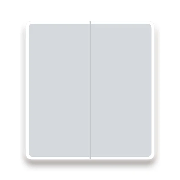 Toreno 700 X 650mm LED Illuminated 2-Door Mirror Cabinet With Motion Sensor, Shaving Socket & Anti-Fog 3 Toreno 700 X 650mm LED Illuminated 2-Door Mirror Cabinet With Motion Sensor, Shaving Socket & Anti-Fog - Image 3