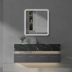 Toreno 700 X 650mm LED Illuminated 2-Door Mirror Cabinet With Motion Sensor, Shaving Socket & Anti-Fog 11 Toreno 700 X 650mm LED Illuminated 2-Door Mirror Cabinet With Motion Sensor, Shaving Socket & Anti-Fog -Hudson Reed Sales mir401 d4