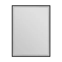 Heritage Bathroom Heritage Kingston Black 600 X 800mm Illuminated Rectangle Mirror With Demister Pad