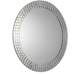Croydex Meadley Circular Mirror With Mosaic Surround 600 X 600mm -Hudson Reed Sales mm700700ai2