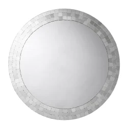 Croydex Meadley Circular Mirror With Mosaic Surround 600 X 600mm -Hudson Reed Sales mm700700ai3