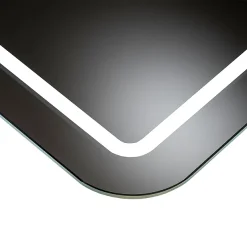 Croydex Chawston Hang N Lock Illuminated Mirror With Demister Pad 700 X 500mm -Hudson Reed Sales mm720400eai1