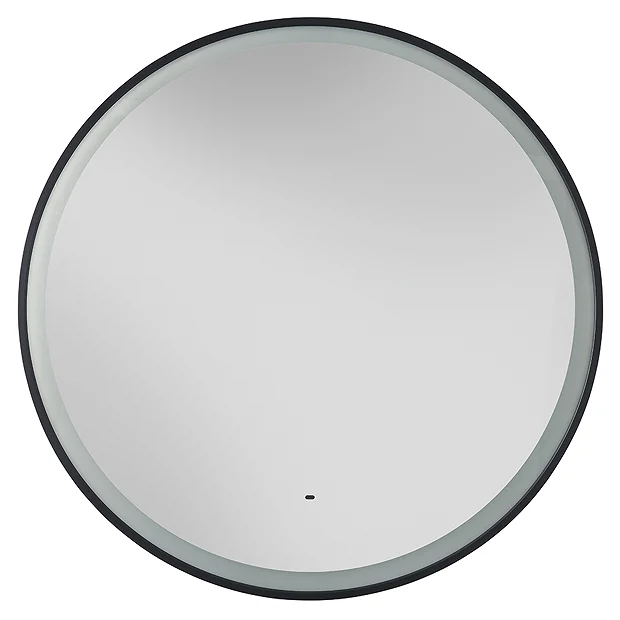 Heritage Bathroom Heritage Newick Black 590mm Illuminated Circular Mirror With Demister Pad 3 Heritage Bathroom Heritage Newick Black 590mm Illuminated Circular Mirror With Demister Pad - Image 3