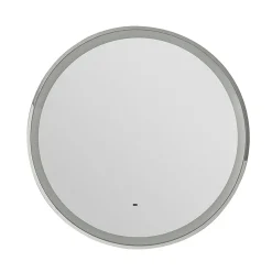 Heritage Bathroom Heritage Newick Chrome 800mm Illuminated Circular Mirror With Demister Pad