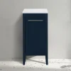 Victorian Plumbing Montrose Indigo Blue Laundry Unit With Chrome Handle