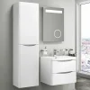 Monza­­ Bathroom Monza Gloss White Tall Wall Hung Storage Unit - 1500mm High