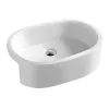 Hudson Reed 570mm Oval Semi-Recessed Basin