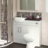Hudson Reed 500x255mm Gloss White Compact Vanity Unit