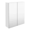 Hudson Reed 600mm White Gloss 50/50 Mirror Unit
