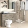 Hudson Reed 600mm Driftwood 50/50 Mirror Unit
