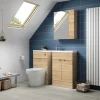 Hudson Reed 500x255mm Natural Oak Compact Vanity Unit