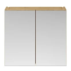 Klyn Bathroom Brooklyn 800mm Natural Oak Bathroom Mirror Cabinet - 2 Door 7 Klyn Bathroom Brooklyn 800mm Natural Oak Bathroom Mirror Cabinet - 2 Door -Hudson Reed Sales off319 d2