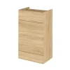 Hudson Reed 500x355mm Natural Oak Full Depth WC Unit