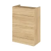 Hudson Reed 600x355mm Natural Oak Full Depth WC Unit