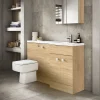 Hudson Reed 2000mm Wide Natural Oak Plinth