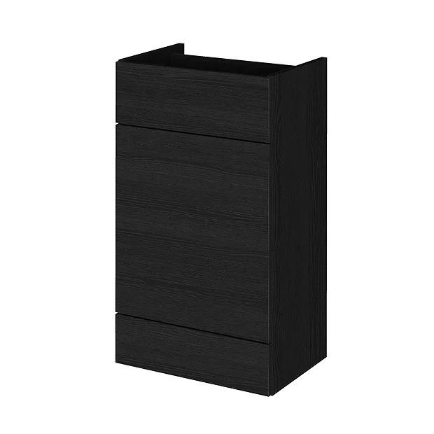 Hudson Reed 500x355mm Hacienda Black Full Depth WC Unit 1 Hudson Reed 500x355mm Hacienda Black Full Depth WC Unit
