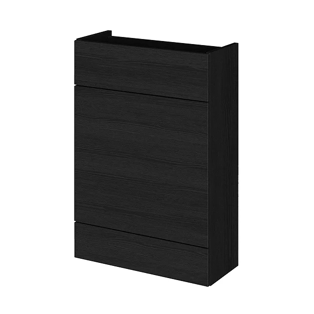 Hudson Reed 600x255mm Hacienda Black Compact WC Unit 1 Hudson Reed 600x255mm Hacienda Black Compact WC Unit