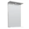 Nuie Delaware High Gloss White Illuminated Mirror W450 X D170mm