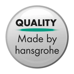 Hansgrohe AddStoris Matt Black Shaving Mirror With 3x Magnification -Hudson Reed Sales quality hansgrohe l