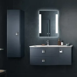 Hudson Reed Sarenna 350mm Wall Hung Tall Unit - Mineral Blue