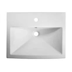 Tavistock Courier 600mm Semi-Countertop Unit & Basin - Montana Gloss -Hudson Reed Sales scsb700s 1