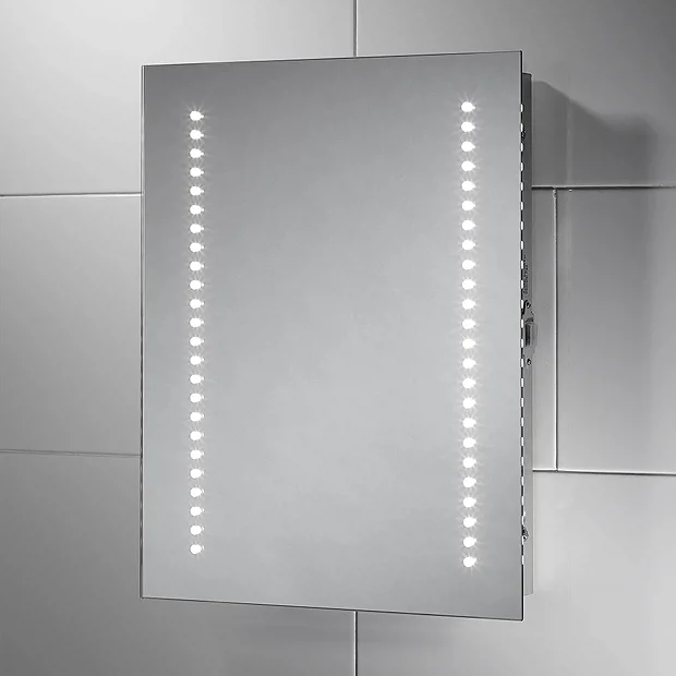 Sensio Furniture Lighting Solution Sensio Sienna 390 X 500mm LED Mirror With Demister Pad & Shaving Socket 2 Sensio Furniture Lighting Solution Sensio Sienna 390 X 500mm LED Mirror With Demister Pad & Shaving Socket - Image 2