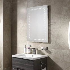 Sensio Furniture Lighting Solution Sensio Bronte 800 X 600mm LED Border Mirror With Demister Pad