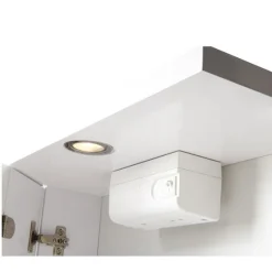 Croydex Shire 2 Door Mirror Cabinet With Light & Shaver Socket - White 7 Croydex Shire 2 Door Mirror Cabinet With Light & Shaver Socket - White -Hudson Reed Sales shiremirrorcabverylargealt