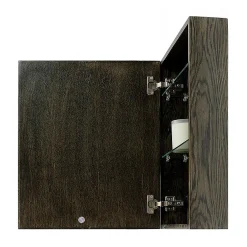 Victorian Plumbing 550mm Slimline Mirror Cabinet Dark Oak 7 Victorian Plumbing 550mm Slimline Mirror Cabinet Dark Oak -Hudson Reed Sales smcdo d1