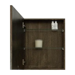 Victorian Plumbing 550mm Slimline Mirror Cabinet Dark Oak 8 Victorian Plumbing 550mm Slimline Mirror Cabinet Dark Oak -Hudson Reed Sales smcdo d2