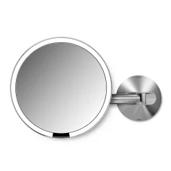 Simplehuman Rechargeable Wall Mounted 20cm Cosmetic Sensor Mirror -Hudson Reed Sales st3002 d1