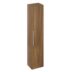 Itton Bathroom Britton Shoreditch Wall-Hung Tall Cabinet With Chrome Handle - Caramel
