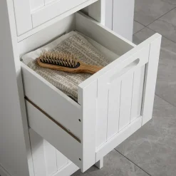 Victorian Plumbing Tongue And Groove 4 Drawer Bathroom Storage Unit - White 7 Victorian Plumbing Tongue And Groove 4 Drawer Bathroom Storage Unit - White -Hudson Reed Sales tg219md1