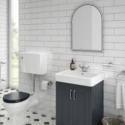 Chatsworth Traditional 673 X 490mm Arched Mirror - Chrome -Hudson Reed Sales tmc01 d1