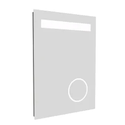 Victorian Plumbing Toronto 500x700mm LED Mirror Incl. Magnifying + Anti-Fog Demist & Shaving Socket -Hudson Reed Sales tor01 d1