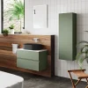 Hudson Reed Urban Satin Green Wall Hung Tall Unit