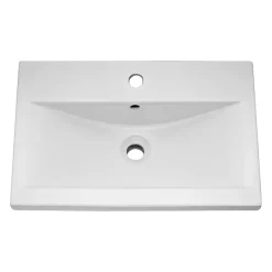 Venice Fluted 500mm Blue Vanity Unit - Floor Standing 2 Door Unit With Chrome Handles -Hudson Reed Sales vafs500whi d2