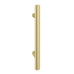 Venice 250x300mm Gloss White Cupboard Unit With Brushed Brass Handles