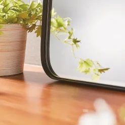 Venice Black Frame 500 X 750mm Rectangular Mirror -Hudson Reed Sales venbf5075 d2