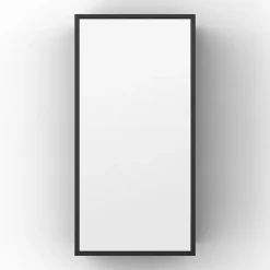 Venice Black 300 X 600mm Mirror With Open Shelves -Hudson Reed Sales venmir3060 d4 611749