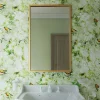 Venice Brushed Brass 1200 X 700mm Rectangular Mirror