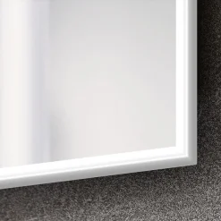 Venice White 500 X 800mm Rectangular Mirror 5 Venice White 500 X 800mm Rectangular Mirror -Hudson Reed Sales venr4070whi d2