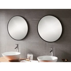 Venice Black 800mm Round Mirror -Hudson Reed Sales venr60blk d2 1