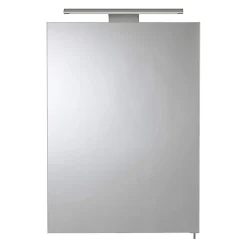 Croydex Madison Hang N Lock Single Door Illuminated Mirror Cabinet With Shaver Socket 700 X 500mm -Hudson Reed Sales wc147369e d1n