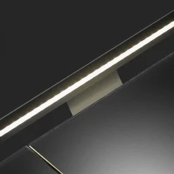 Croydex Hampton Hang N Lock Triple Door Illuminated Mirror Cabinet With Shaver Socket 700 X 900mm -Hudson Reed Sales wc147469eai1