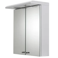 Croydex Shire 2 Door Mirror Cabinet With Light & Shaver Socket - White 8 Croydex Shire 2 Door Mirror Cabinet With Light & Shaver Socket - White -Hudson Reed Sales wc267222eai1