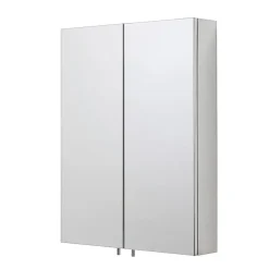 Croydex Anton Double Door Stainless Steel Mirrored Bathroom Cabinet 5 Croydex Anton Double Door Stainless Steel Mirrored Bathroom Cabinet -Hudson Reed Sales wc756105ai1