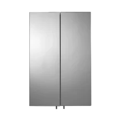 Croydex Avisio Double Door Stainless Steel Corner Mirror Cabinet -Hudson Reed Sales wc766105 d2