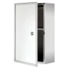Croydex Trent Lockable Medicine Cabinet - Stainless Steel